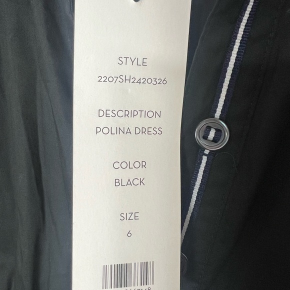 NWT Veronica Beard Polina Button-Front Pleated Shirt Dress - Picture 5 of 8